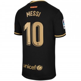 Jalkapallo Pelipaidat FC Barcelona LIONEL MESSI 10 Vieraspaita 2020-2021 Lyhythihainen